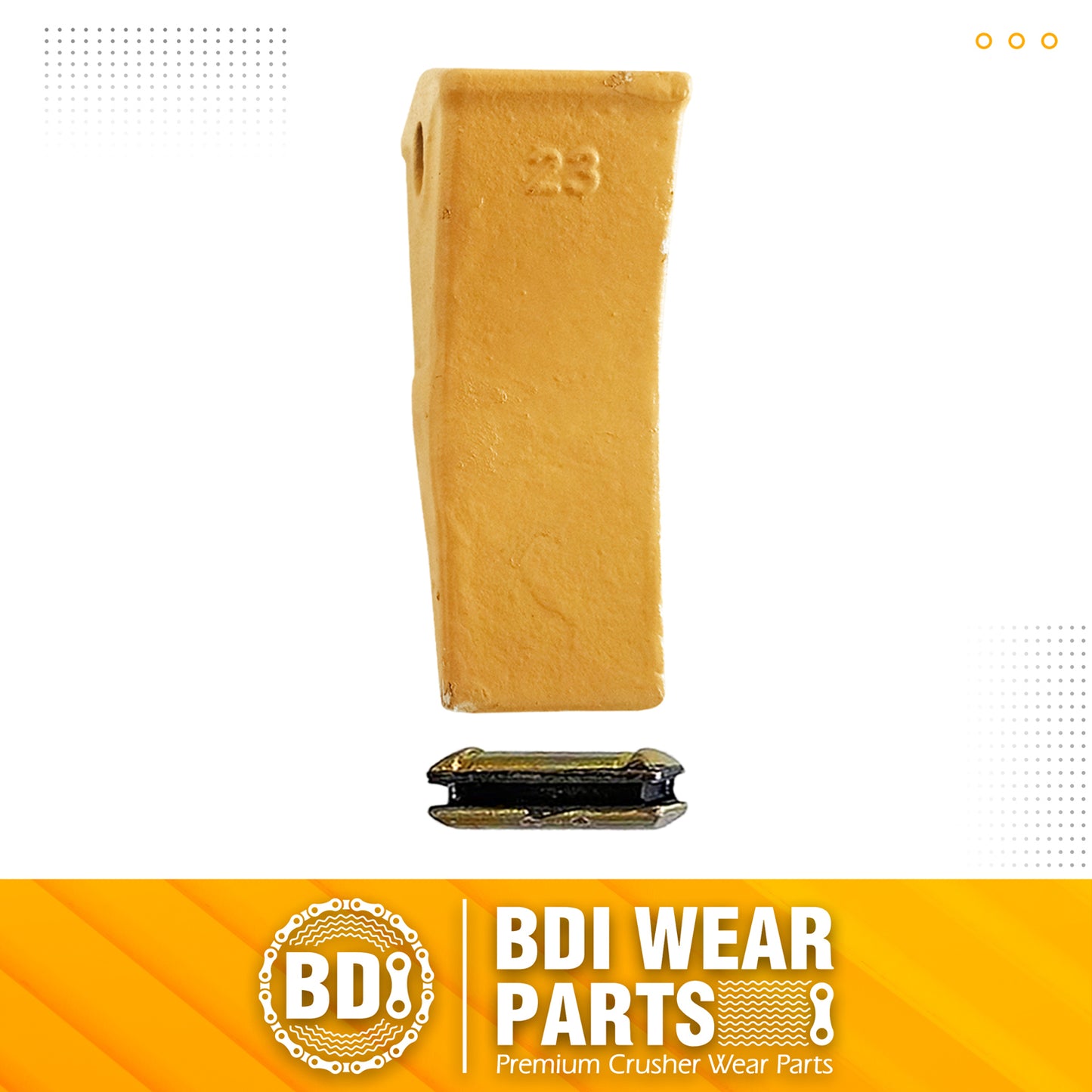 1 Pack 23 230HX Bucket Teeth Dirt Teeth JD Bucket Digging Teeth/Bucket Tooth& TF23P Flex Pin