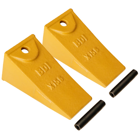 BDI Wear Parts X156 Dirt Teeth Hensley Style Bucket Teeth/Tooth & P156 Roll Pins - 2 Pack