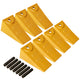 BDI Wear Parts X156 Dirt Teeth Hensley Style Bucket Teeth/Tooth & P156 Roll Pins - 7 Pack