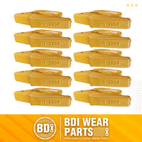 BDI Wear Parts 119-3204 Teeth Adapter, Excavator Weld On Shanks for 1U3202 Bucket Teeth- 10 Pack