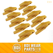 BDI Wear Parts 119-3204 Teeth Adapter, Excavator Weld On Shanks for 1U3202 Bucket Teeth- 10 Pack