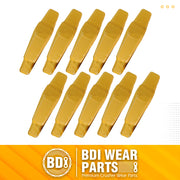 BDI Wear Parts 119-3204 Teeth Adapter, Excavator Weld On Shanks for 1U3202 Bucket Teeth- 10 Pack