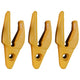 BDI Wear Parts 119-3204 Teeth Adapter, Excavator Weld On Shanks for 1U3202 Bucket Teeth- 3 Pack