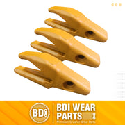 BDI Wear Parts 119-3204 Teeth Adapter, Excavator Weld On Shanks for 1U3202 Bucket Teeth- 3 Pack