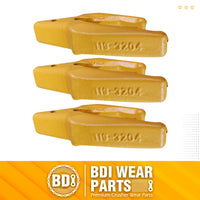 BDI Wear Parts 119-3204 Teeth Adapter, Excavator Weld On Shanks for 1U3202 Bucket Teeth- 3 Pack
