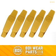 BDI Wear Parts 119-3204 Teeth Adapter, Excavator Weld On Shanks for 1U3202 Bucket Teeth- 5 Pack