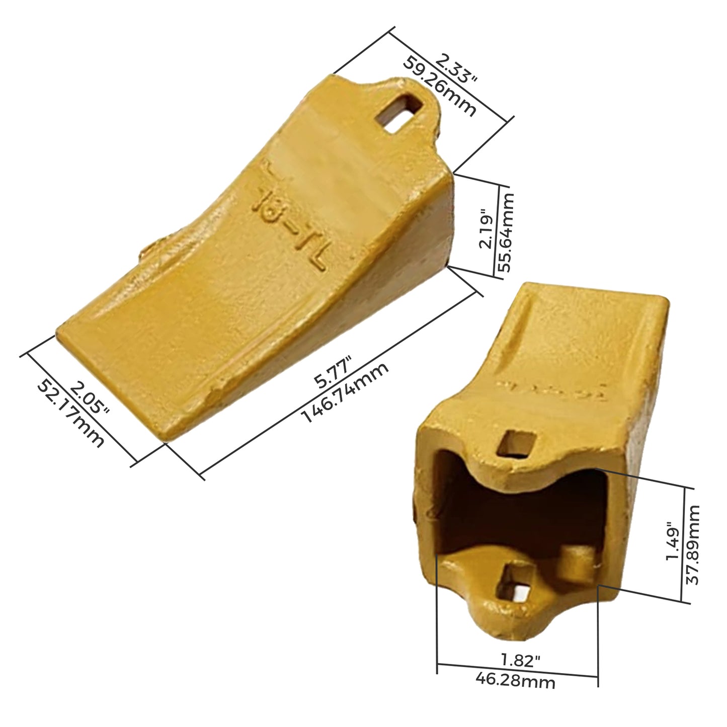 BDI Wear Parts 18TL 5 Pack Fits Esco Style Digging Bucket Teeth with 18/20PN Pins