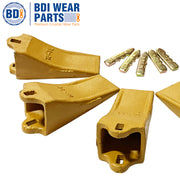 BDI Wear Parts 18TL Bucket Teeth with 18/20PN Pins Fits Esco Style Digging Bucket - 10 Pack