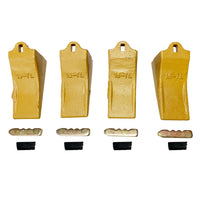 BDI Wear Parts 18TL Bucket Teeth with 18/20PN Pins Fits Esco Style Digging Bucket - 4 Pack