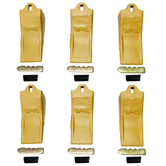 compare product BDI Wear Parts 18TL Bucket Teeth with 18/20PN Pins Fits Esco Style Digging Bucket - 6 Pack