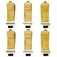 BDI Wear Parts 18TL Bucket Teeth with 18/20PN Pins Fits Esco Style Digging Bucket - 6 Pack