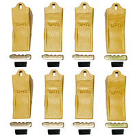 BDI Wear Parts 18TL Bucket Teeth with 18/20PN Pins Fits Esco Style Digging Bucket - 8 Pack