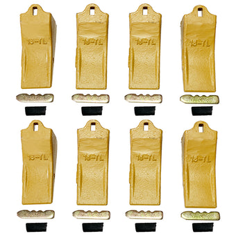 compare product BDI Wear Parts 18TL Bucket Teeth with 18/20PN Pins Fits Esco Style Digging Bucket - 8 Pack