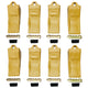 BDI Wear Parts 18TL Bucket Teeth with 18/20PN Pins Fits Esco Style Digging Bucket - 8 Pack
