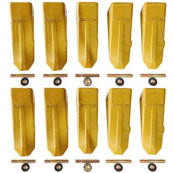 compare product BDI Wear Parts 1U3302RC J300 Style Rock Chisel Bucket Teeth with Pins and Retainers for CAT J300 - 10 Pack