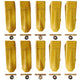 BDI Wear Parts 1U3302RC J300 Style Rock Chisel Bucket Teeth with Pins and Retainers for CAT J300 - 10 Pack