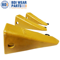 BDI Wear Parts 1U3302RC J300 Style Rock Chisel Bucket Teeth with Pins and Retainers for CAT J300 - 10 Pack