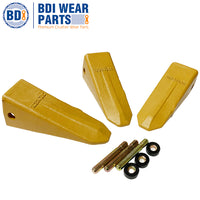 BDI Wear Parts 1U3302RC J300 Style Rock Chisel Bucket Teeth with Pins and Retainers for CAT J300 - 10 Pack