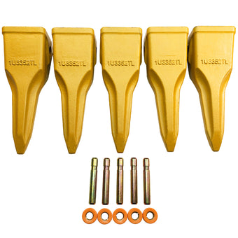 compare product BDI Wear Parts 5 PACK 1U3352TL, Single-Pointed Rock Tooth of Excavator Bucket with pin Suitable for Cat J350 Series