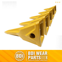 BDI Wear Parts 5 PACK 1U3352TL, Single-Pointed Rock Tooth of Excavator Bucket with pin Suitable for Cat J350 Series
