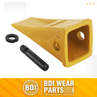BDI Wear Parts 5 Pack 1U3352 Casting Bucket Teeth with Pins 8E6358 8E6359 Retainers Fits for Caterpillar J350 Tractor Excavator