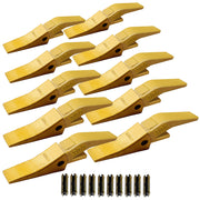 BDI Wear Parts Assembly U43792 Bucket Tooth Adapter + 230SP Casting Bucket Teeth with TF23P Flex Pins/Weld on Bucket Teeth Compatible with Hensley Excavator