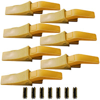 BDI Wear Parts Assembly U43792 Bucket Tooth Adapter + 23 230HX Bucket Teeth with TF23P Flex Pins/Weld on Bucket Teeth Compatible with Hensley Excavators