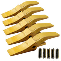 BDI Wear Parts Assembly U43792 Bucket Tooth Adapter + 230SP Casting Bucket Teeth with TF23P Flex Pins/Weld on Bucket Teeth Compatible with Hensley Excavator