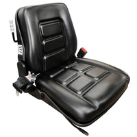BDI Wear Parts Universal Forklift Seat, Tractor Seat w/Adjustable Angle Back, for Tractor, Mower, Skid Loader, Telehandler, Backhoe, Excavator Dozer