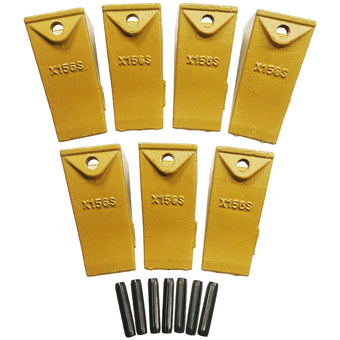 compare product BDI Wear Parts X156S Short Dirt Teeth Hensley Style Bucket Teeth/Tooth with P156 Roll Pins - 7 Pack