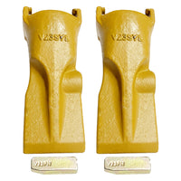 BDI Wear Parts V23SYL Esco Style Dirt Bucket Teeth Digging Tooth with V23PN Pins - 2 Set