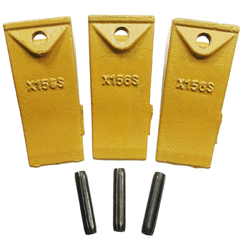 compare product BDI Wear Parts X156S Short Dirt Teeth Hensley Style Bucket Teeth/Tooth with P156 Roll Pins - 3 Pack