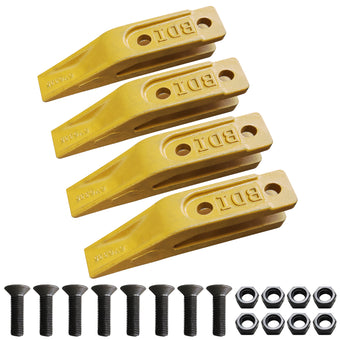 compare product 1358203 Bucket Teeth 6Y6335 Caterpillar Style Backhoe Loader / Excavator Unitooth with Bolts and Nuts - 4 Set