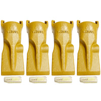 BDI Wear Parts V23SYL Esco Style Dirt Bucket Teeth Digging Tooth with V23PN Pins - 4 Set