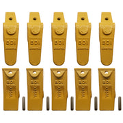 BDI Wear Parts Assembly 230X156 Backhoe Shank / X156L Bucket Teeth / P156 Flex Pin Bobcat Skid Steer Caterpillar Style for Mini Excavator