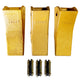BDI WEAR PARTS 230SP Casting Backhoe Bucket Teeth with TF23P Flex Pin for 23 & 230 Series Skid Steer Loaders and Excavators - 3 Pack