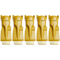 BDI Wear Parts V23SYL Esco Style Dirt Bucket Teeth Digging Tooth with V23PN Pins - 5 Set