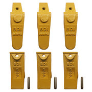 BDI Wear Parts Assembly 230X156 Backhoe Shank / X156L Bucket Teeth / P156 Flex Pin Bobcat Skid Steer Caterpillar Style for Mini Excavator