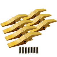 BDI Wear Parts Assembly U43792 Bucket Tooth Adapter + 230SP Casting Bucket Teeth with TF23P Flex Pins/Weld on Bucket Teeth Compatible with Hensley Excavator