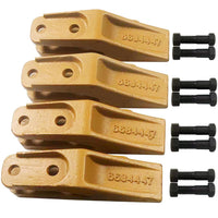 BDI Wear Parts 6684447 Trenching Bucket Teeth, Bobcat Style Skid Steer Backhoe Bolt On Tooth Unitooth - 4 Pack