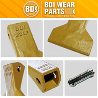 BDI Wear Parts 230F Heavy Flare BDI Tooth Company Bucket Teeth + 23FP Flexpin for Mini Excavator Backhoe Loade - 1 Pack