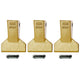 BDI Wear Parts 230F Heavy Flare BDI Tooth Company Bucket Teeth + 23FP Flexpins for Mini Excavator Backhoe Loade - 3 Pack