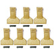 BDI Wear Parts 230F Heavy Flare BDI Tooth Company Bucket Teeth + 23FP Flexpins for Mini Excavator Backhoe Loade - 7 Pack