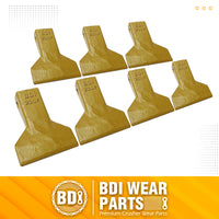 BDI Wear Parts 230F Heavy Flare BDI Tooth Company Bucket Teeth + 23FP Flexpins for Mini Excavator Backhoe Loade - 7 Pack