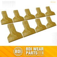 BDI Wear Parts 230F Heavy Flare BDI Tooth Company Bucket Teeth + 23FP Flexpins for Mini Excavator Backhoe Loade - 9 Pack