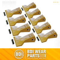 BDI Wear Parts 230F Heavy Flare BDI Tooth Company Bucket Teeth + 23FP Flexpins for Mini Excavator Backhoe Loade - 9 Pack