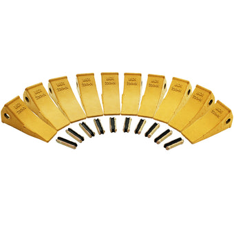 compare product BDI Wear Parts 23 230 Series Skid Steer Bucket Digging Teeth/Tooth with TF23P Flex Pins - 10 Pack