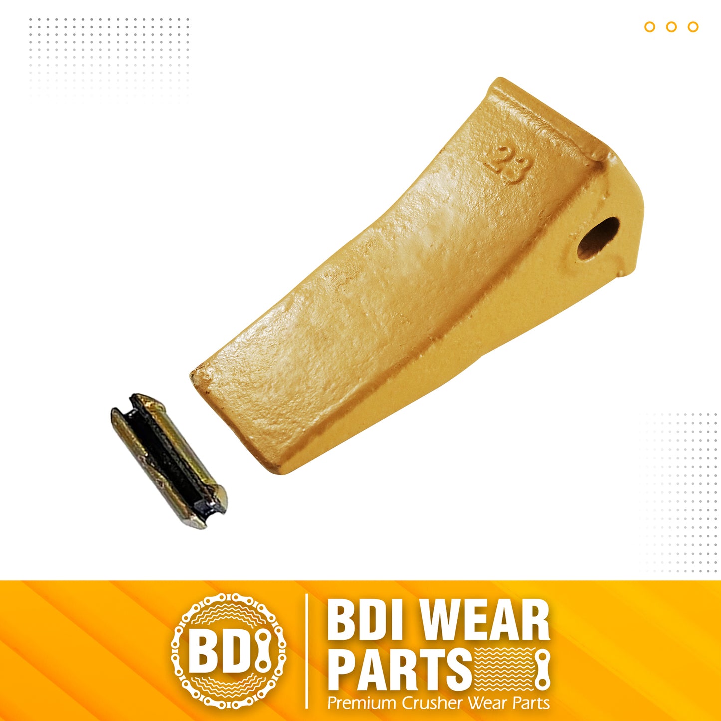 1 Pack 23 230HX Bucket Teeth Dirt Teeth JD Bucket Digging Teeth/Bucket Tooth& TF23P Flex Pin