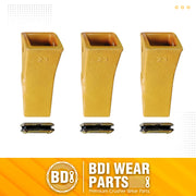 3 Pack 23 230HX Bucket Teeth Dirt Teeth JD Bucket Digging Teeth/Bucket Tooth& TF23P Flex Pins