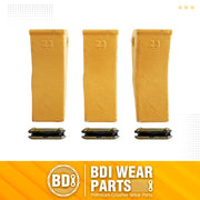 3 Pack 23 230HX Bucket Teeth Dirt Teeth JD Bucket Digging Teeth/Bucket Tooth& TF23P Flex Pins